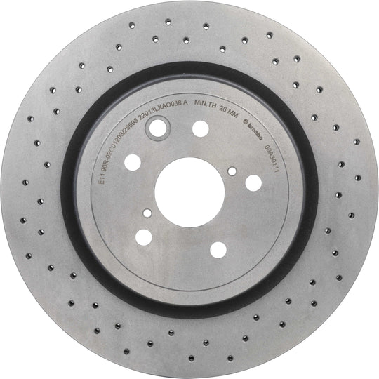 KT00415 Brembo Ceramic Brake Pad and UV Coated PVT Drilled Brake Disc Kit Brembo Brake Canada