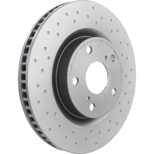 KTX0132 Brembo Ceramic Brake Pad and XTRA Vented Drilled Brake Disc Kit Brembo Brake Canada