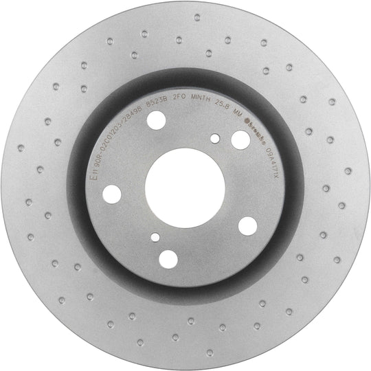 KTX0132 Brembo Ceramic Brake Pad and XTRA Vented Drilled Brake Disc Kit Brembo Brake Canada