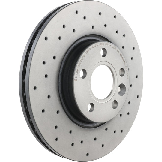 09.A427.1X Brembo Premium UV Coated XTRA Cross Drilled Brake Rotor Brembo Brake Canada