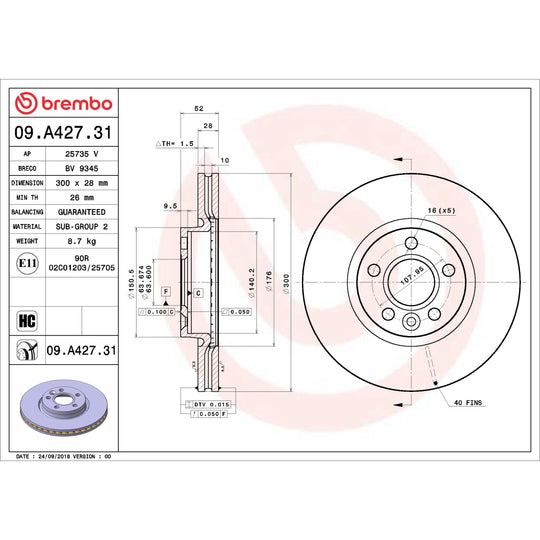 KT00036 Brembo Disc Brake Kit Brembo Brake Canada