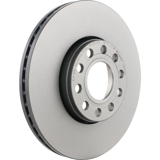 KT04302 Low-Met Brake Pad and UV Coated Vented  Brake Disc Kit Brembo Canada