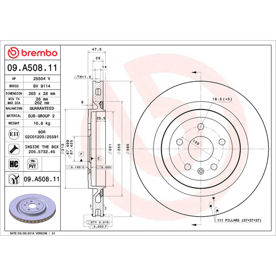KT04347 Brembo Low-Met Brake Pad and UV Coated PVT  Brake Disc Kit Brembo Brake Canada