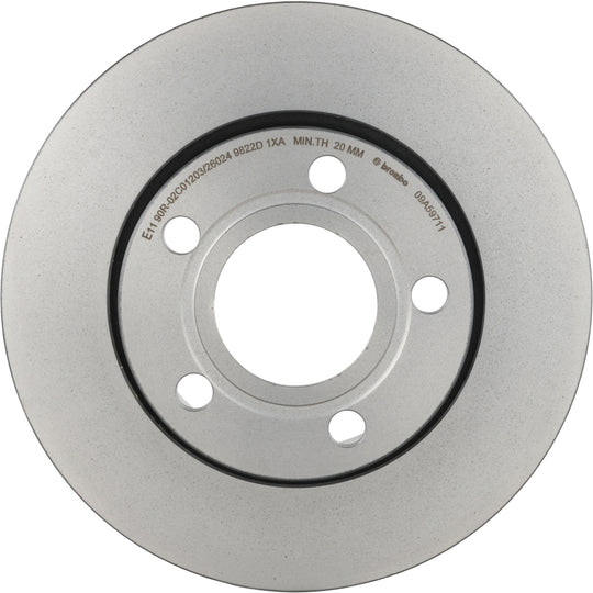 KT00569 Brembo Ceramic Brake Pad and UV Coated Vented  Brake Disc Kit Brembo Brake Canada