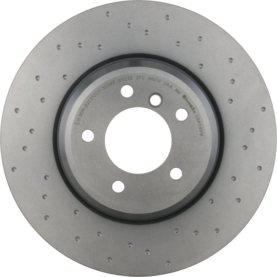 09.A599.1X Brembo Premium UV Coated XTRA Cross Drilled Brake Rotor Brembo Brake Canada