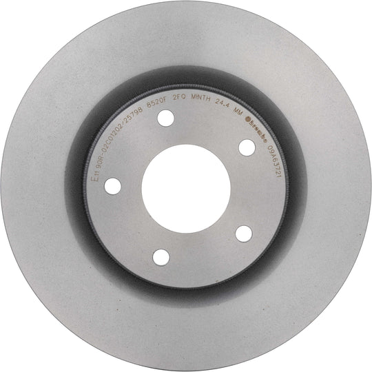 09.A637.21 Brembo Premium Coated Vented Brake Rotor Brembo Brake Canada