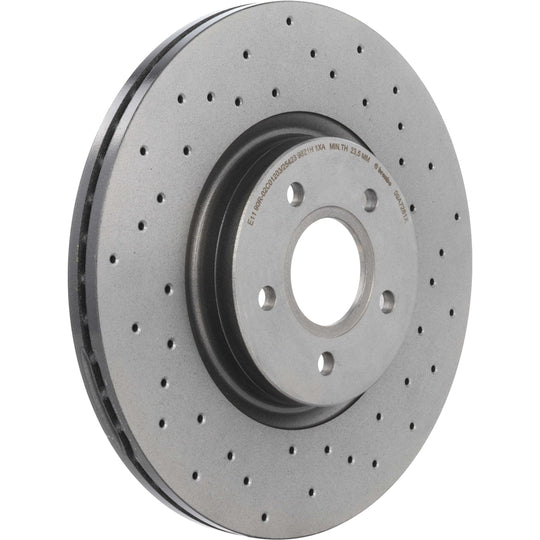 09.A728.1X Brembo Premium UV Coated XTRA Cross Drilled Brake Rotor Brembo Brake Canada