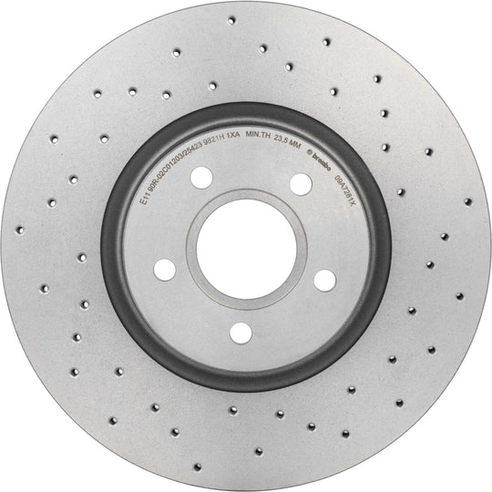 09.A728.1X Brembo Premium UV Coated XTRA Cross Drilled Brake Rotor Brembo Brake Canada