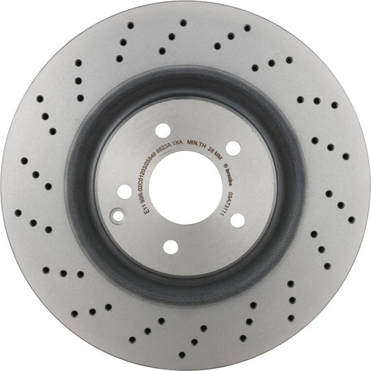 09.A731.11 Brembo Premium Coated Vented Brake Rotor Brembo Brake Canada