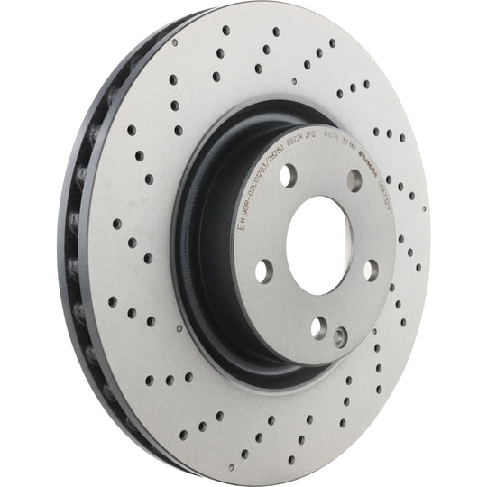 09.A732.11 Brembo Premium Coated Vented Brake Rotor Brembo Brake Canada