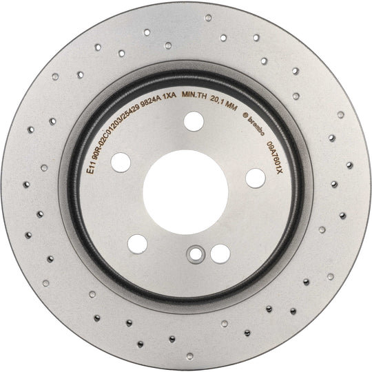 09.A760.1X Brembo Premium UV Coated XTRA Cross Drilled Brake Rotor Brembo Brake Canada
