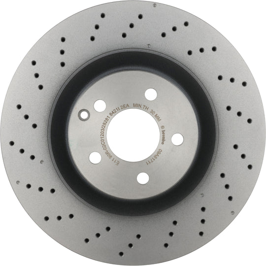 09.A817.11 Brembo Premium Coated Vented Brake Rotor Brembo Brake Canada