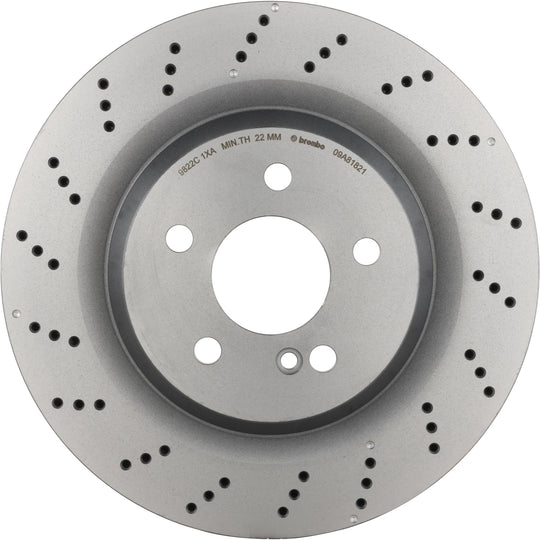 09.A818.21 Brembo Premium Coated Vented Brake Rotor Brembo Brake Canada