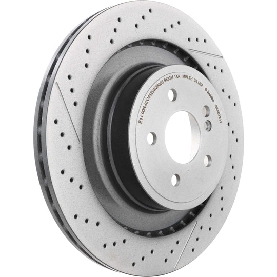 09.A822.11 Brembo Premium Coated Vented Brake Rotor Brembo Brake Canada
