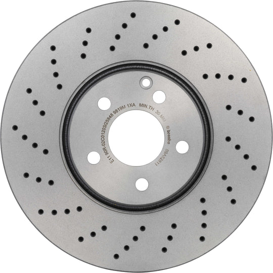09.A828.11 Brembo Premium Coated Vented Brake Rotor Brembo Brake Canada