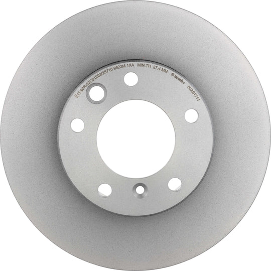 09.A917.11 Brembo Premium Coated Vented Brake Rotor Brembo Brake Canada