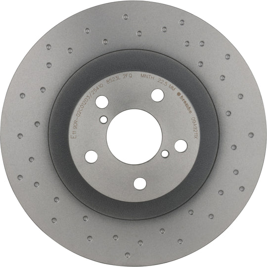 09.A921.1X Brembo Premium UV Coated XTRA Cross Drilled Brake Rotor Brembo Brake Canada