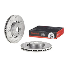 Load image into Gallery viewer, 09.A945.33 Brembo Premium Dual Cast Vented Drilled/Grooved UV Coated Brake Rotor Brembo Brake Canada