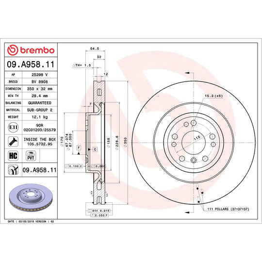 KT00307 Brembo Disc Brake Kit Brembo Brake Canada