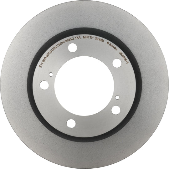 09.A966.11 Brembo Premium Coated Vented Brake Rotor Brembo Brake Canada