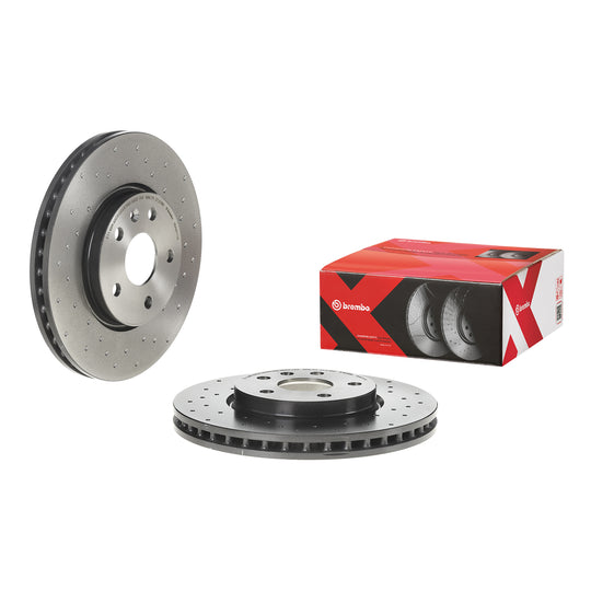 09.A971.1X Brembo Premium UV Coated XTRA Cross Drilled Brake Rotor Brembo Brake Canada