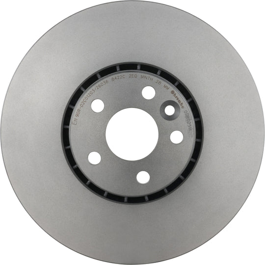 09.B025.11 Brembo Premium Coated Vented Brake Rotor Brembo Brake Canada
