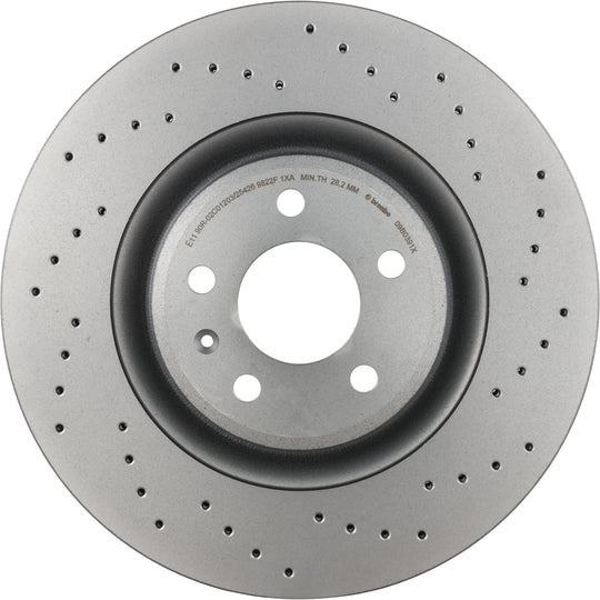 KTX4055 Brembo Low-Met Brake Pad and XTRA Vented Drilled Brake Disc Kit Brembo Brake Canada