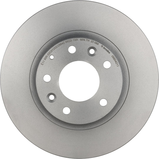 09.B042.11 Brembo Premium Coated Vented Brake Rotor Brembo Brake Canada