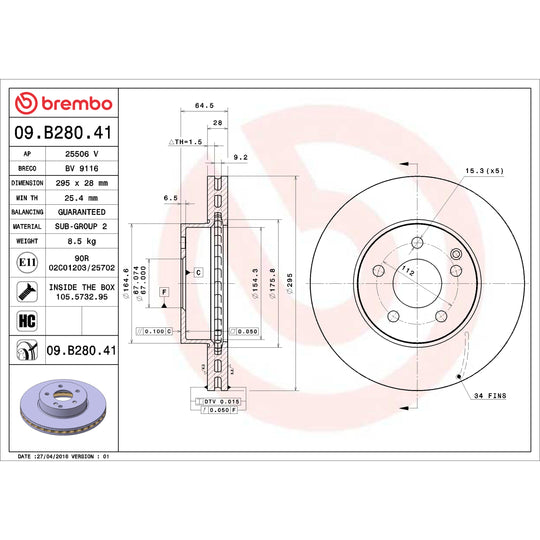 KT00311 Brembo Disc Brake Kit Brembo Brake Canada