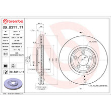 Load image into Gallery viewer, KT00584 Brembo Ceramic Brake Pad and UV Coated PVT  Brake Disc Kit Brembo Brake Canada