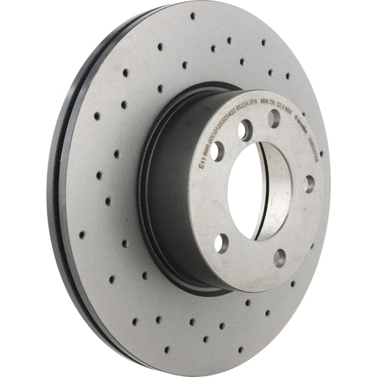 KTX0161 Brembo Ceramic Brake Pad and XTRA Vented Drilled Brake Disc Kit Brembo Brake Canada