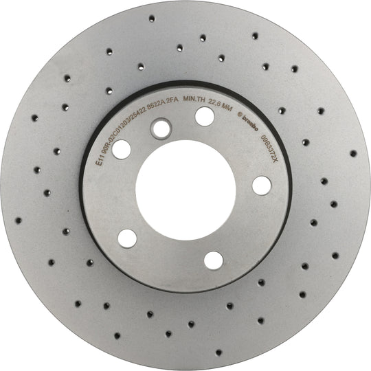 KTX0161 Brembo Ceramic Brake Pad and XTRA Vented Drilled Brake Disc Kit Brembo Brake Canada