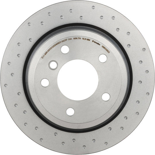 09.B338.2X Brembo Premium UV Coated XTRA Cross Drilled Brake Rotor Brembo Brake Canada