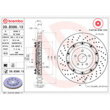 Load image into Gallery viewer, KT00745 Brembo Ceramic Brake Pad and Floating PVT Drilled Brake Disc Kit Brembo Brake Canada