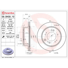 Load image into Gallery viewer, 09.B409.10 Brembo Premium Vented Brake Rotor Brembo Brake Canada