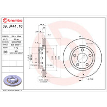Load image into Gallery viewer, 09.B441.10 Brembo Premium Vented Brake Rotor Brembo Brake Canada
