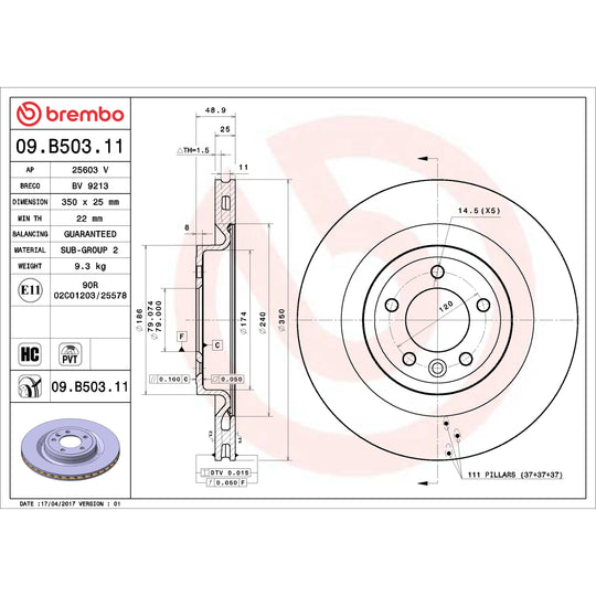 KT00370 Brembo Disc Brake Kit Brembo Brake Canada
