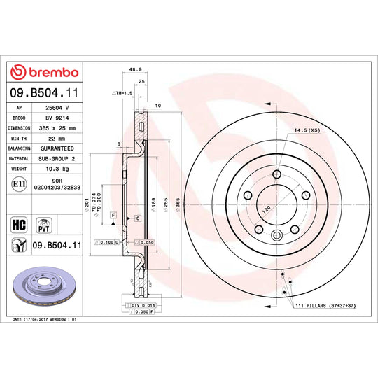 KT00371 Brembo Disc Brake Kit Brembo Brake Canada