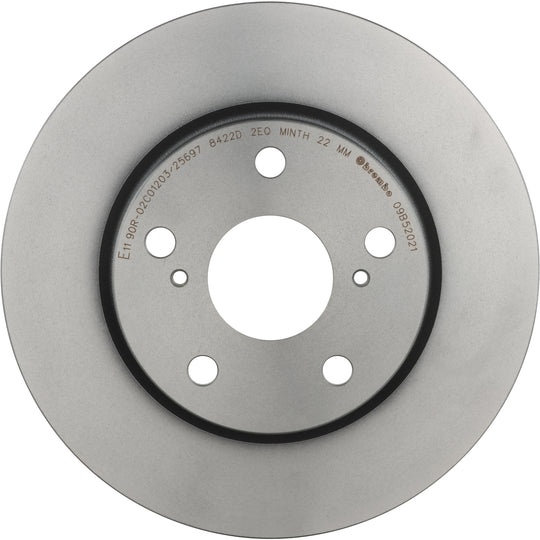 09.B520.21 Brembo Premium Coated Vented Brake Rotor Brembo Brake Canada