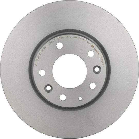 09.B543.11 Brembo Premium Coated Vented Brake Rotor Brembo Brake Canada