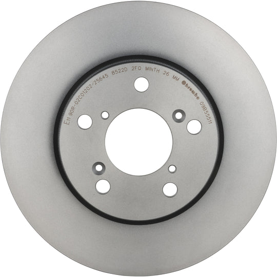 09.B555.11 Brembo Premium Coated Vented Brake Rotor Brembo Brake Canada