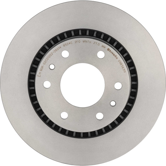 09.B563.11 Brembo Premium Coated Vented Brake Rotor Brembo Brake Canada