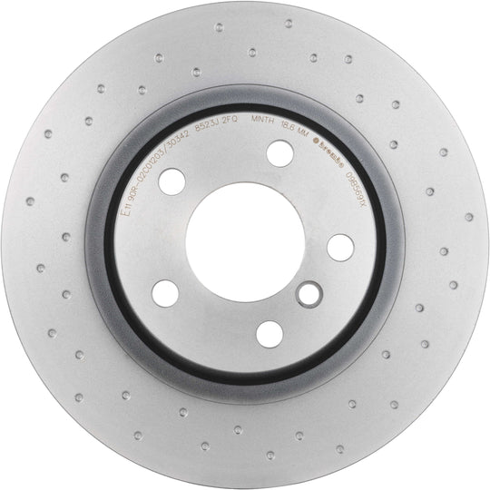 09.B569.1X Brembo Premium UV Coated XTRA Cross Drilled Brake Rotor Brembo Brake Canada