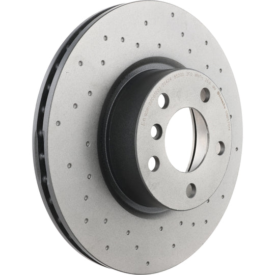 09.B570.1X Brembo Premium UV Coated XTRA Cross Drilled Brake Rotor Brembo Brake Canada