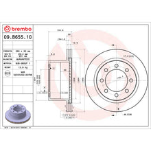 Load image into Gallery viewer, 09.B655.10 Brembo Premium Vented Brake Rotor Brembo Brake Canada