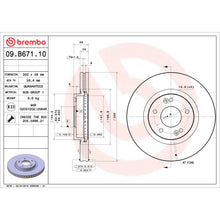Load image into Gallery viewer, 09.B671.10 Brembo Premium Vented Brake Rotor Brembo Brake Canada