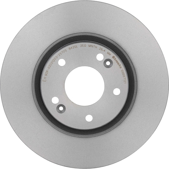 09.B671.21 Brembo Premium Coated Vented Brake Rotor Brembo Brake Canada
