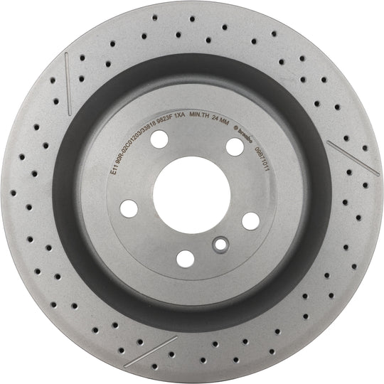 09.B710.11 Brembo Premium Coated Vented Brake Rotor Brembo Brake Canada