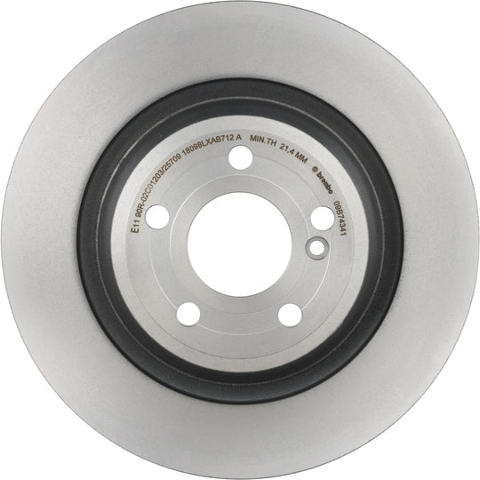 09.B743.41 Brembo Premium Coated Vented Brake Rotor Brembo Brake Canada