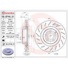 Charger l'image dans la galerie, 09.B746.51 Brembo Premium UV Coated Front Brake Rotor Brembo Brake Canada
